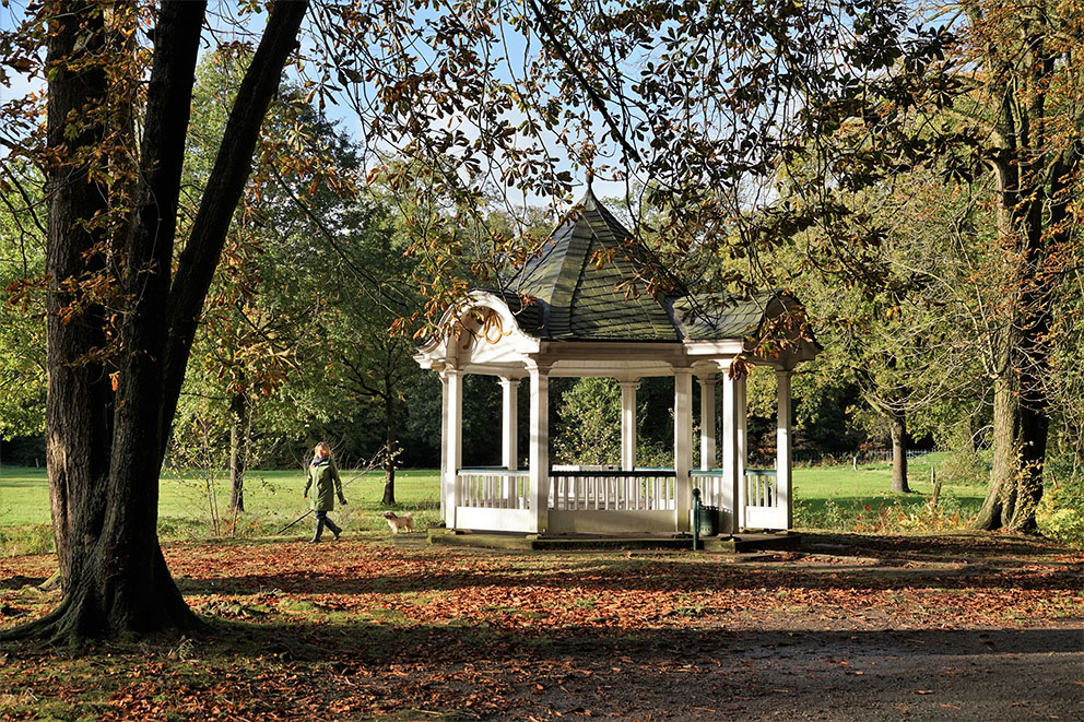 Gerdespavillon von 1903 im Bremer Bürgerpark am 22. Oktober 2021